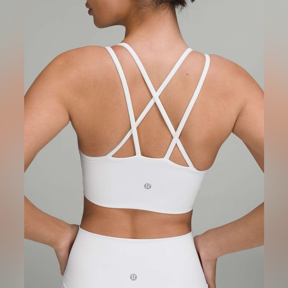 Lululemon Like A Cloud Longline Bra Light Support B/C Cup White - Picture 2 of 10